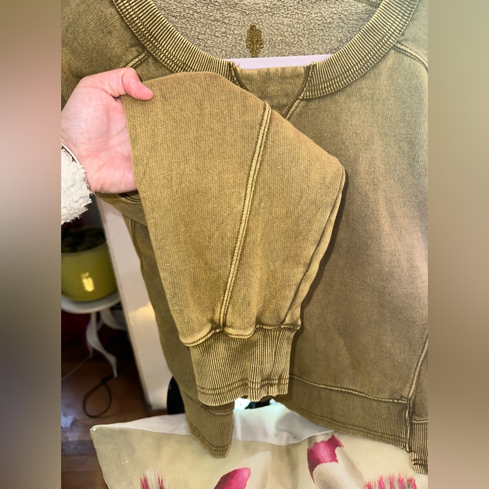 FREE PEOPLE - INTERCEPT PULLOVER IN HARVEST GOLD - Picture 11 of 14